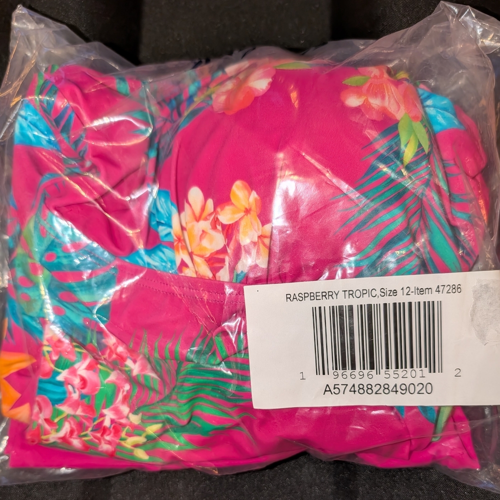 Tropical Pink Tankini Set - Picture 5 of 5